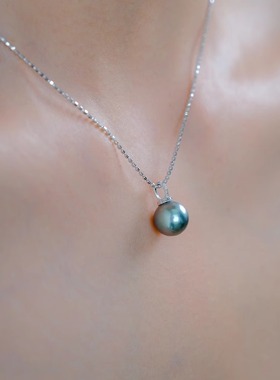 远家海水珍珠大溪地珍珠项链