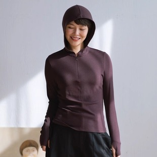 轻薄半拉链 运动开衫 户外跑步 绵羊毛外套 829限 远家 春新W 修身