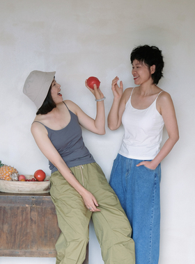 远家细肩带内衣固定杯垫薄款美背胸罩吊带外穿内搭背心夏W-656限