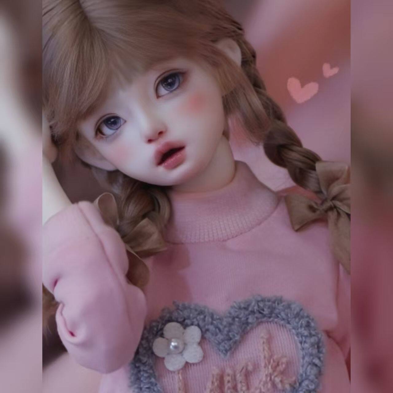 4分bjd娃娃桃桃女娃性感女神四分bjd素体sd人偶树脂球关节