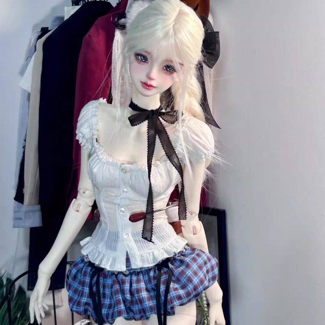 bjd娃娃树脂材质4分女娃小姝女神3分bjd素体sd娃bjd人偶娃娃