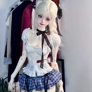 bjd娃娃树脂材质4分女娃小姝女神四分bjd素体sd娃bjd人偶娃娃