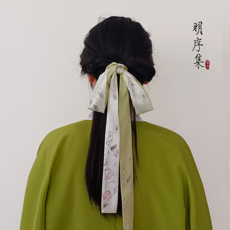 新中式古风汉服发带国风飘带