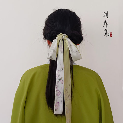 新中式古风汉服发带国风飘带