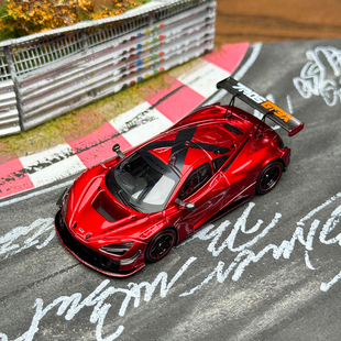 CM Model 1:64 Mclaren 迈凯伦 720S GT3X 金属红 合金汽车模型