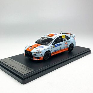 Tarmac Works1:43 三菱 EVO十代 GULF古尔夫涂装合金车模收藏摆件