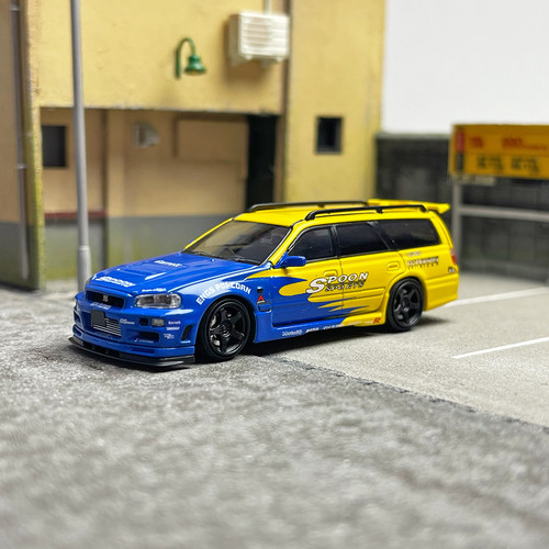 gtr34SW合金64比例spoon瓦罐