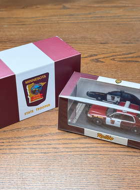 Rollin 1:64 福特CV 维多利亚 MSP 明尼苏达州州警 合金汽车模型