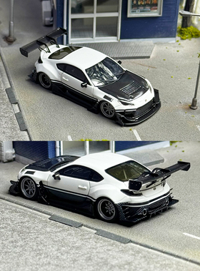 YM联名DIECAST FACTORY 1:64藤原拓海豆腐店GR86头文字D 汽车模型
