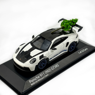 迷你切 1:43 保时捷车模 Porsche 911 992 GT3RS圣诞礼物汽车模型