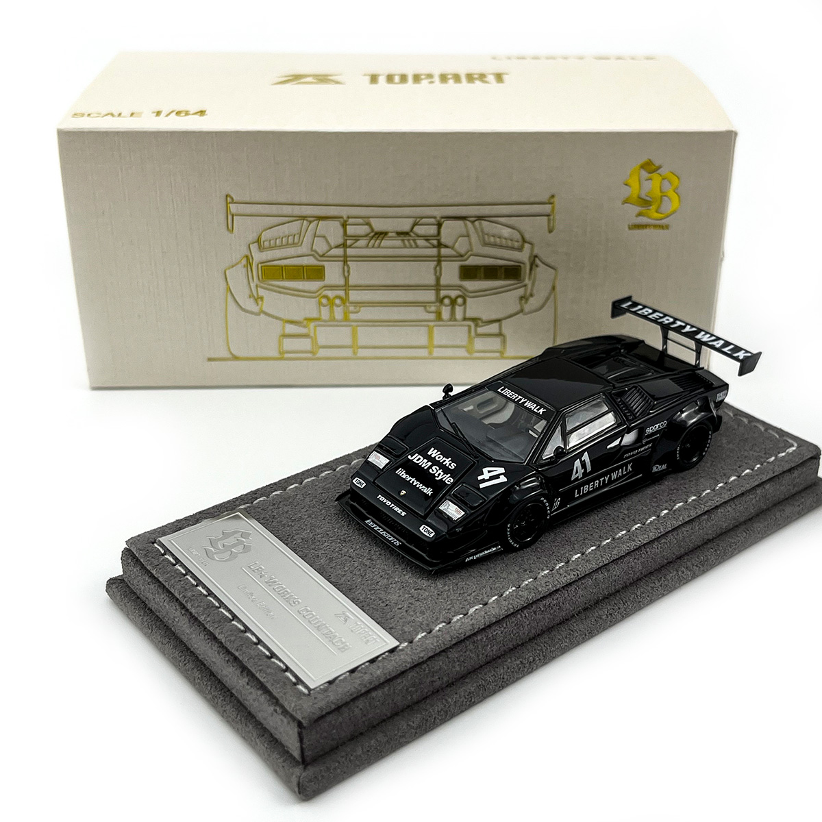 Topart164兰博基尼合金汽车模型