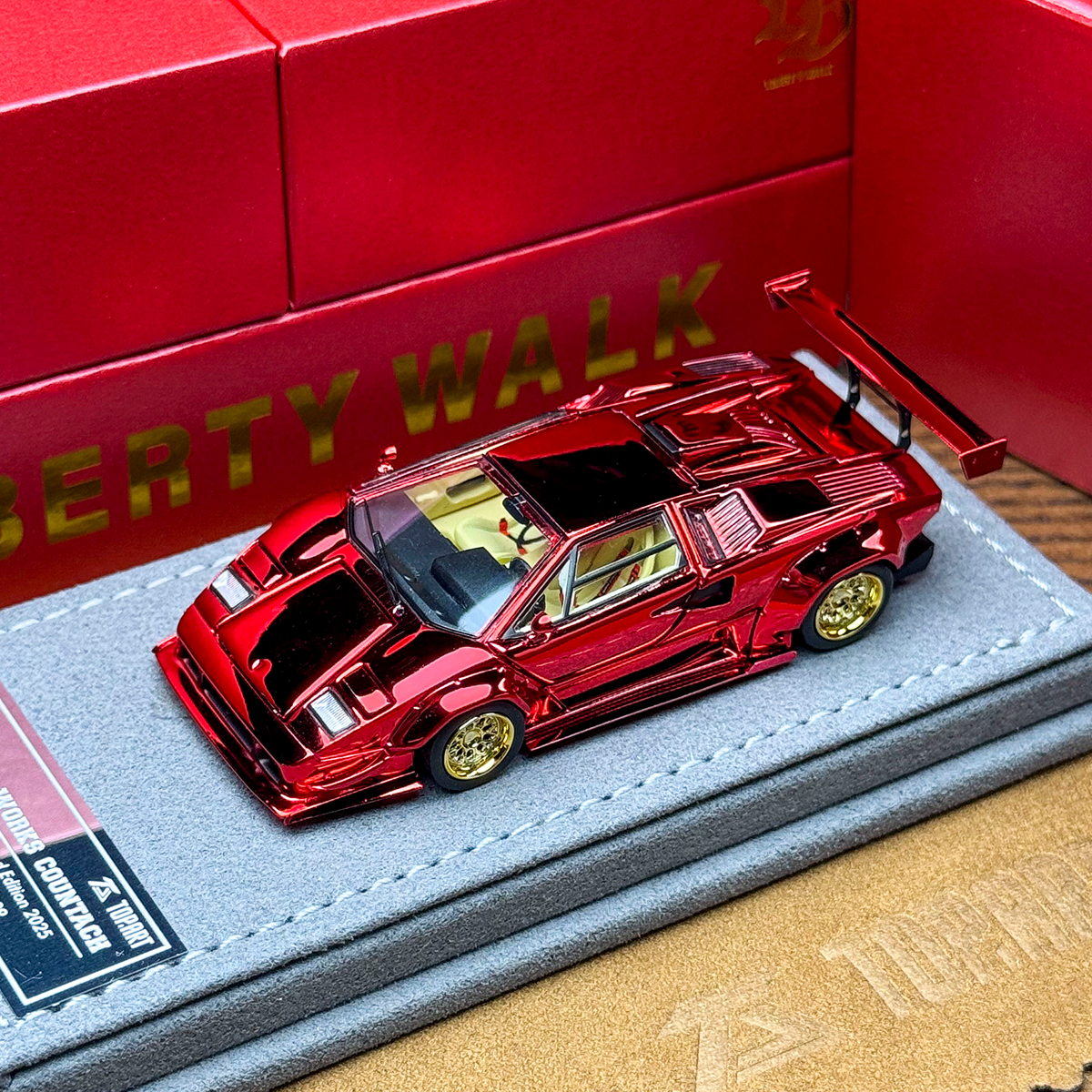 Topart164兰博康塔什合金车模