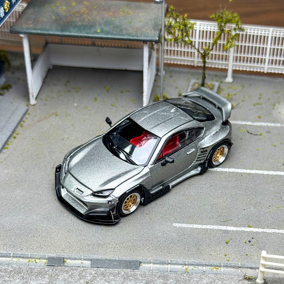 POPRACE164丰田GR86合金车模
