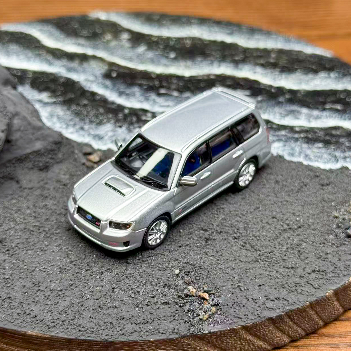 Fiberrun164斯巴鲁合金车模