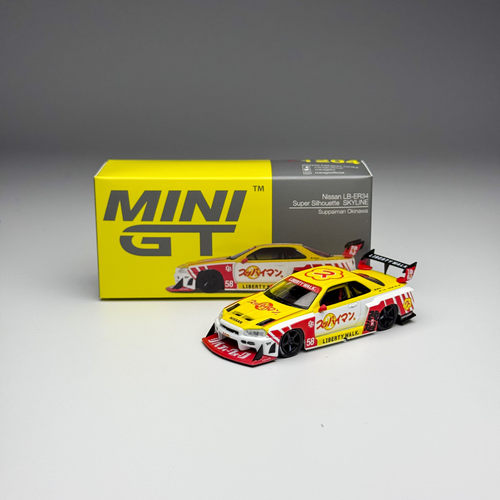 MINIGT164日产LB-ER34车模