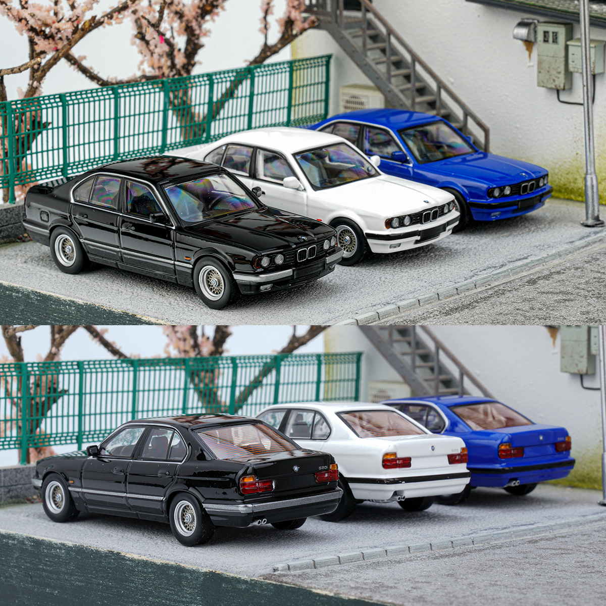 现货 DCM 1:64宝马BMW 7系 E34 5系合金汽车模型摆件-封面