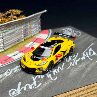 MINIGT 1:64 #1168 雪佛兰克尔维特Z06 GT3.R 合金仿真汽车模型