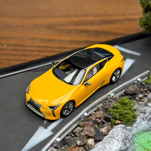 AR似真 1:64 雷克萨斯LC500 双门跑车 2018 合金汽车模型