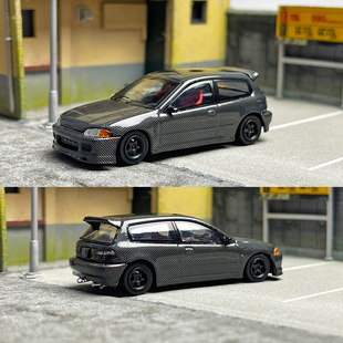 Street Weapon SW1:64 跑车模型Civic思域EG6 合金车模