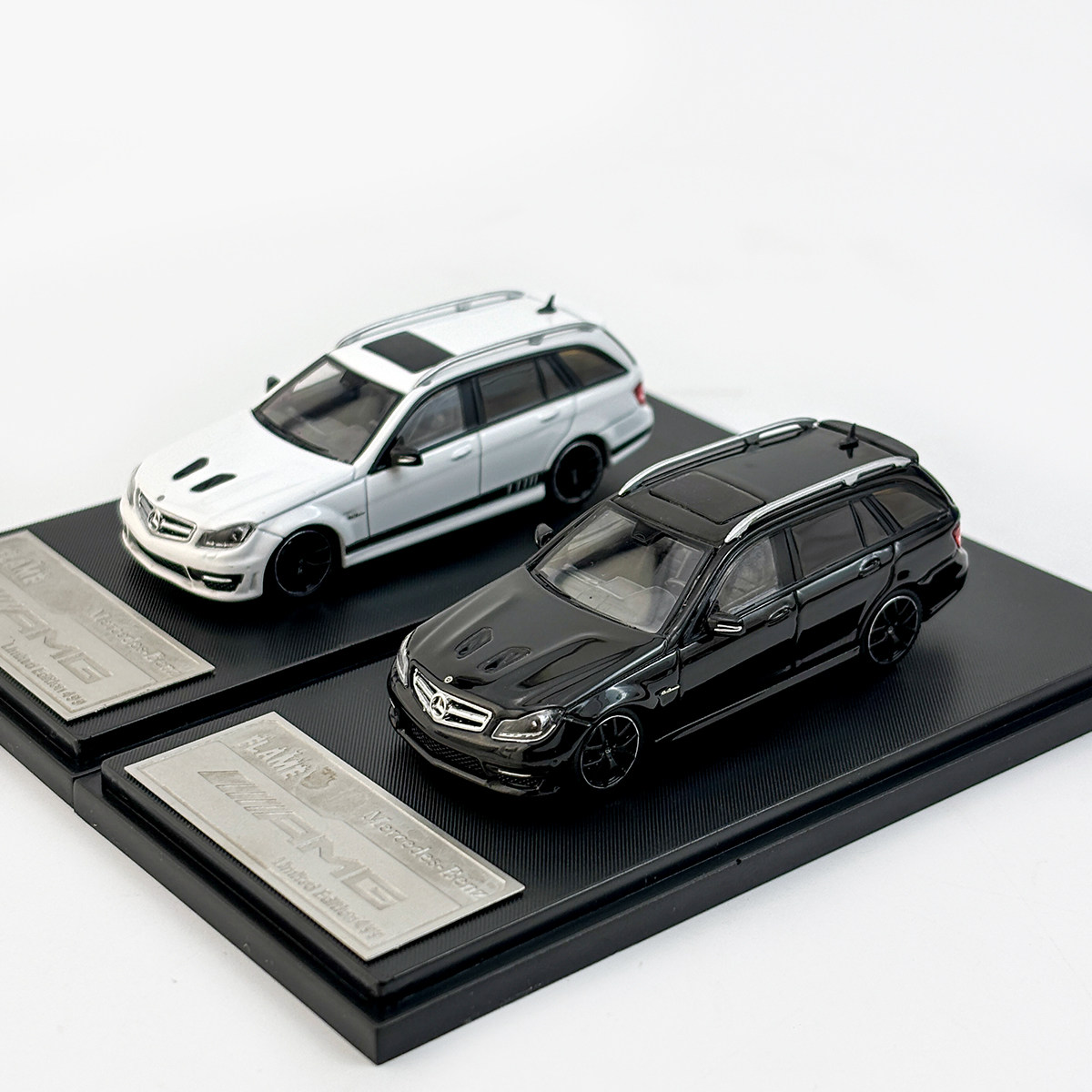 Flame汽车模型164奔驰C63合金