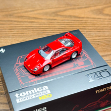 TLV TOMYTEC 1:64 法拉利 F40 89年 红色 合金汽车模型 收藏