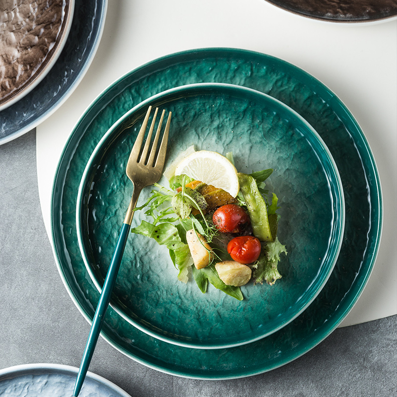 创意烤箱用具陶瓷牛排早餐盘子