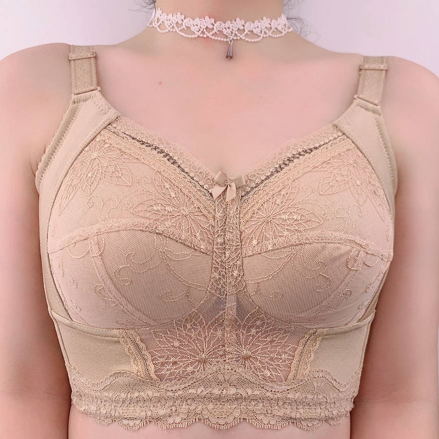 缩胸内衣女超薄款无钢圈大胸显小