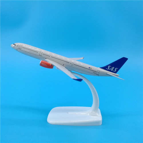 合金材质飞机模型摆件北欧航空