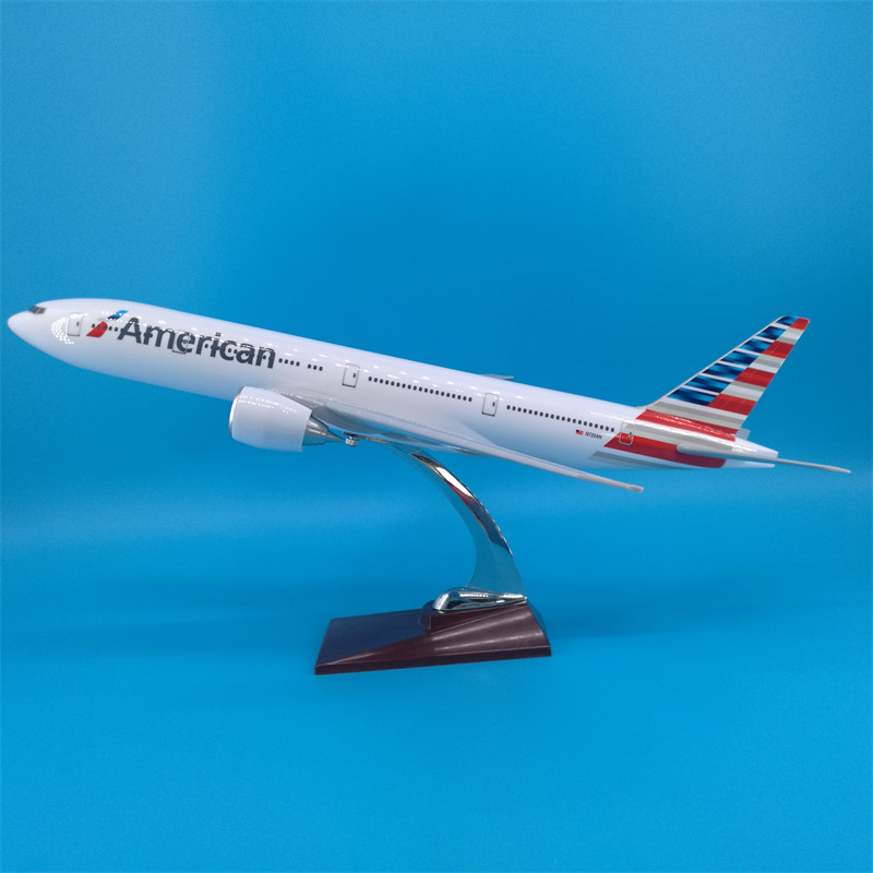 47cm美国B777飞机模型摆件礼品
