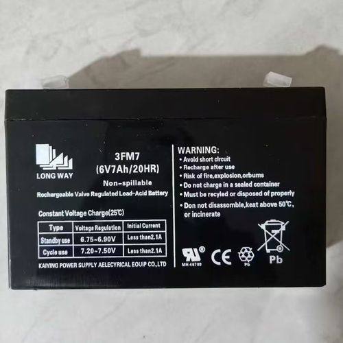 儿童电动汽车电瓶龙威牌 6v7ah 蓄电池包邮 LONG WAY 3FM7 正品