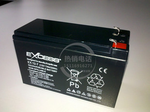 电子设备 712V7AH仪器仪表 船用电源电瓶 EX12 EXCESS进口蓄电池
