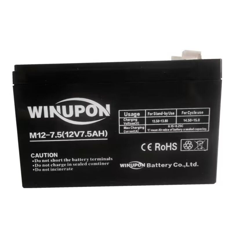 WINUPON 炜业通蓄电池M12-5.5 12V5.5 1.3 2.3 2.6AH音响专用电瓶