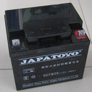东洋蓄电池6GFM40消防应急电源12V40AH/JAPATOYO电瓶太阳能直流屏
