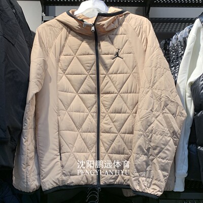 Nike/耐克Jordan男子冬款运动休闲防风连帽夹克棉服FD2638-244