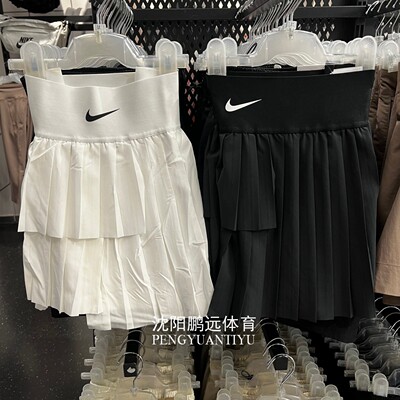 NIKE耐克 Court Advantage女子夏季百褶网球半身裙CV4679-100-010