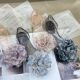 女夏平底立体花朵鱼嘴透明水晶塑料平跟凉拖鞋 果冻凉鞋 子 新款 韩版