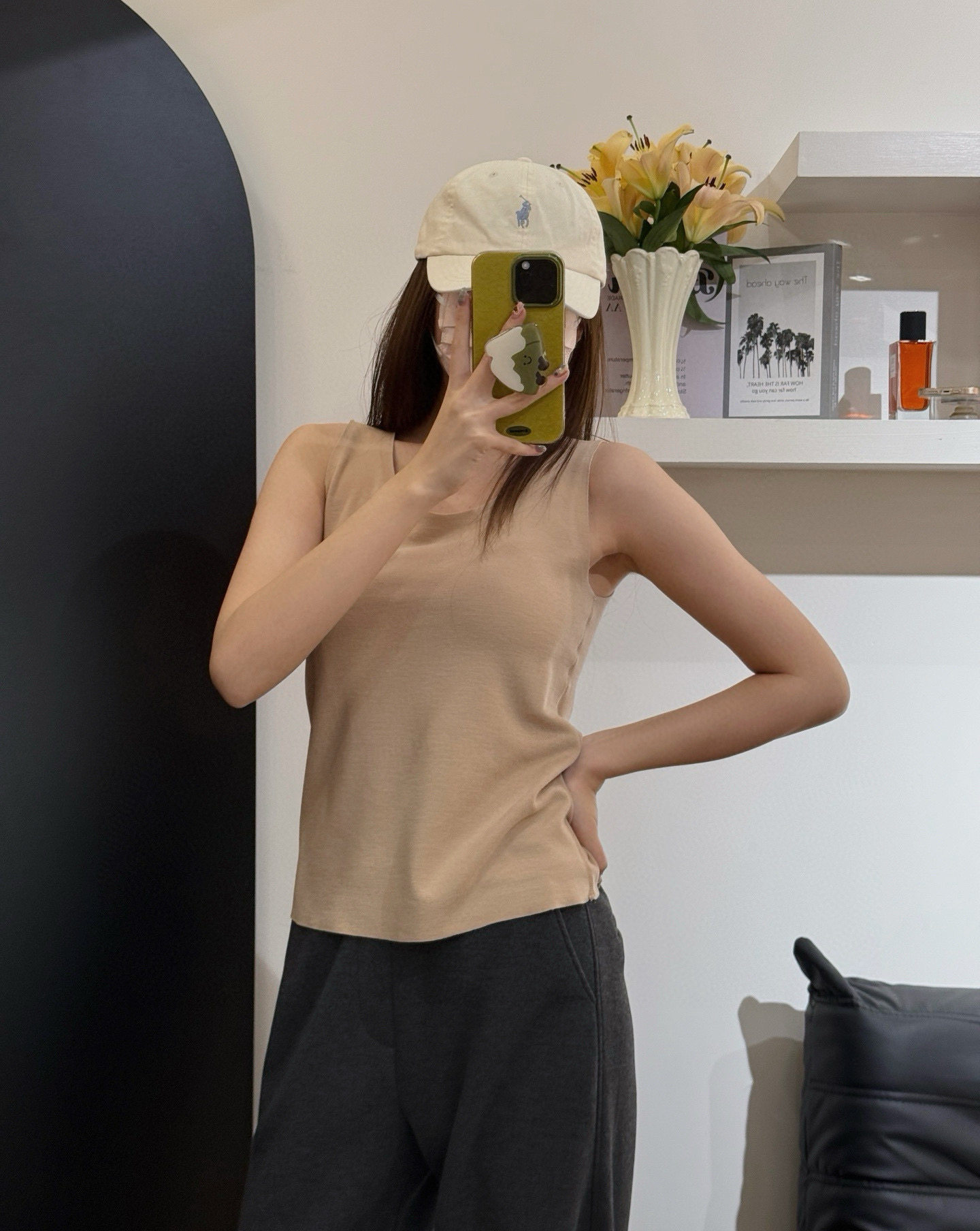 121507羊绒蛋白德绒背心女内搭无痕发热保暖内衣美肤打底秋衣加绒