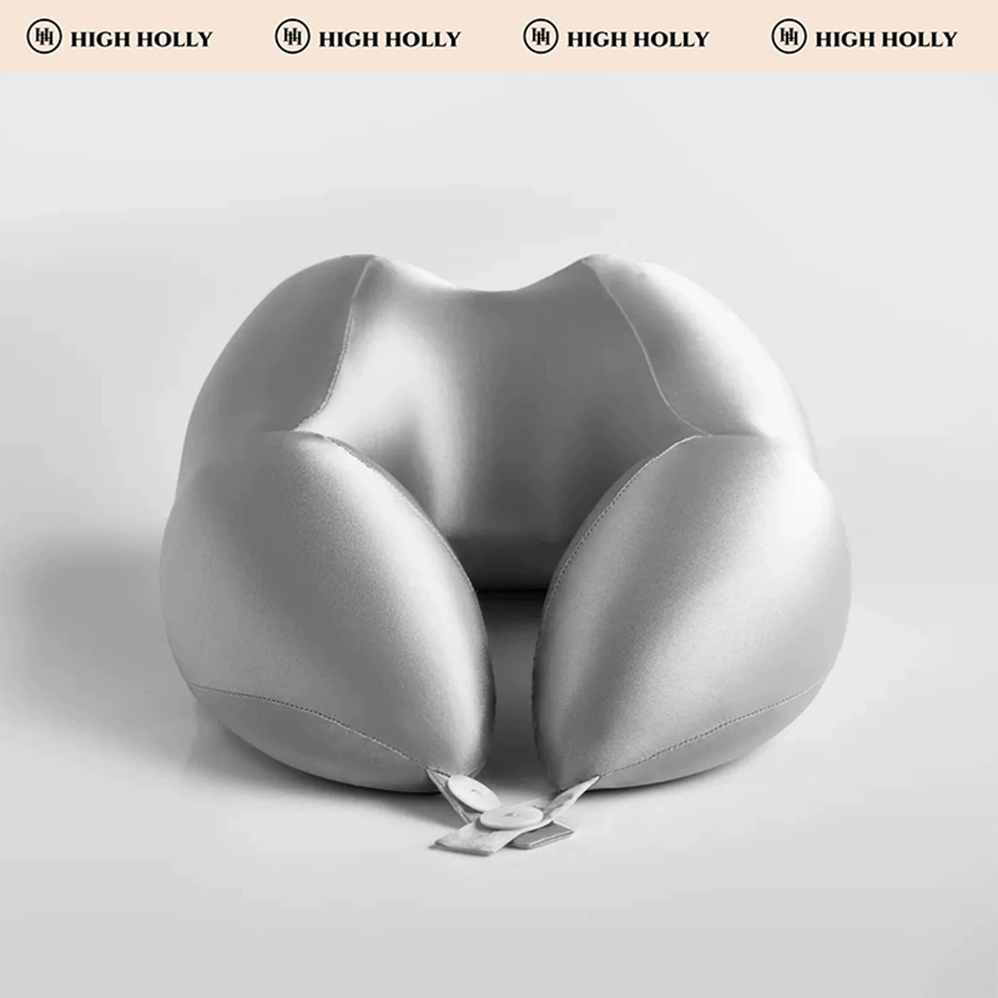 真丝U型枕护脖颈椎午睡枕头