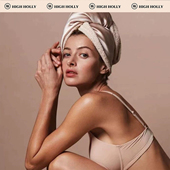 Highholly高颜值真丝干发帽加厚超吸水速干长发短发护发帽头巾套