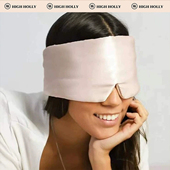 真丝眼罩睡眠遮光飞机旅行眼罩降噪音护耳大眼罩明星情侣网红同款