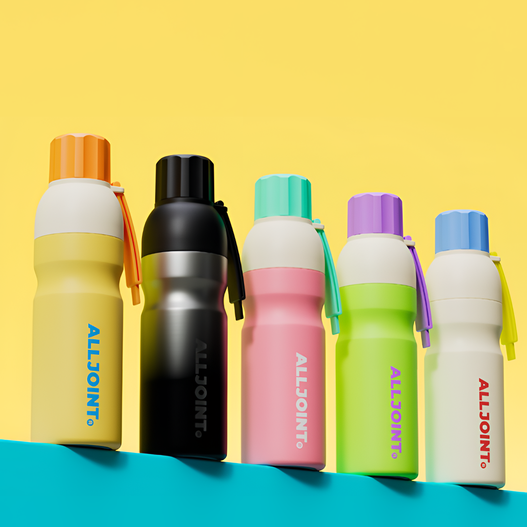 ALL-JOINT优仅学生杯女士大容量便携吸管保温杯保冷便清洗可拆卸