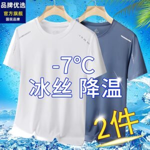 品牌优选夏季冰丝速干男士短袖