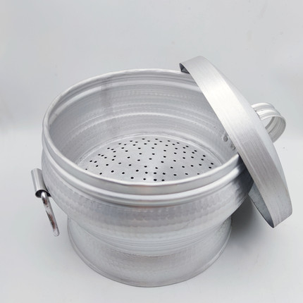 云南特色厨具铝蒸笼断糖饭糯米饭蒸菜包子馒头复古年代感装饰甄子