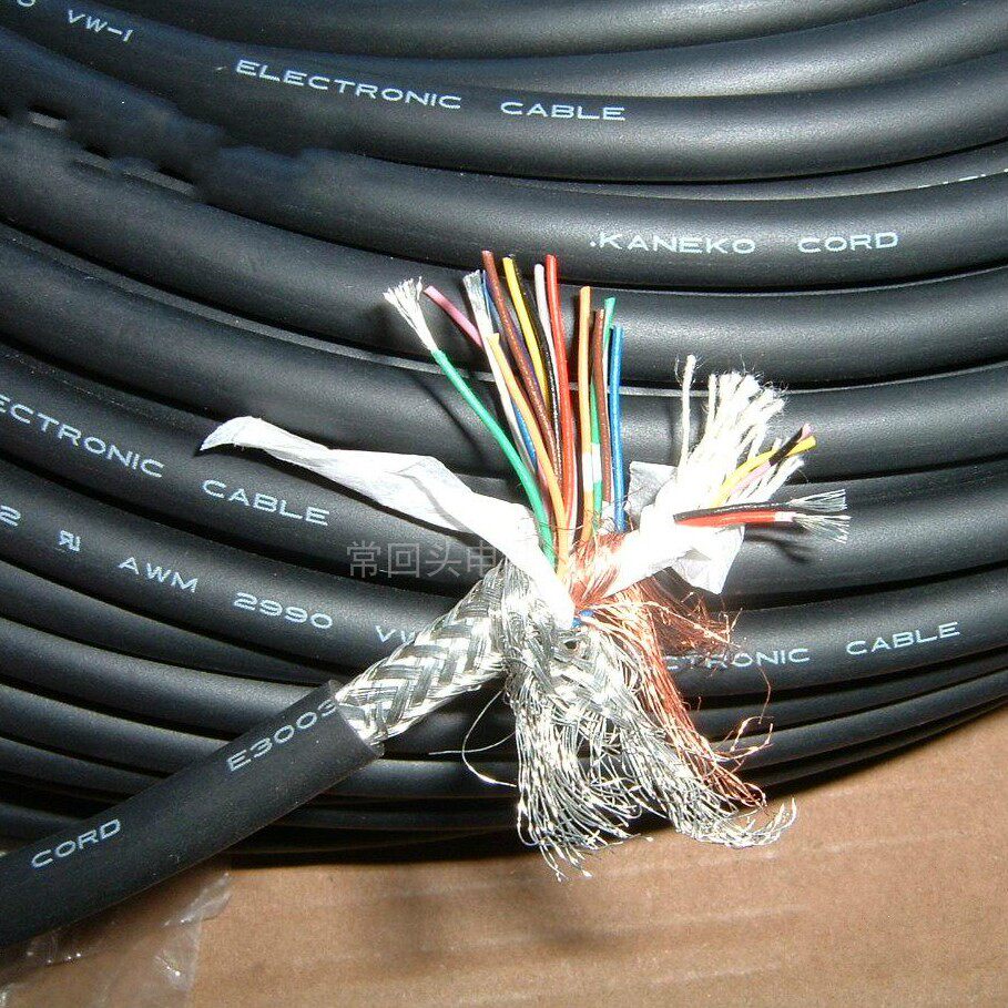 1平方拖链电缆 高柔电缆独立屏蔽