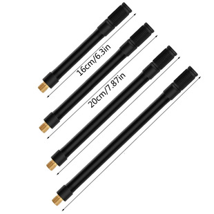 充气宝自行车充气泵替换延长管山地车转换嘴美嘴法嘴二合一充气管