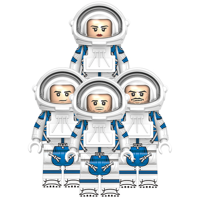 适用乐高积木小人仔航空太空人宇航员空间站第三方拼装玩具G0147