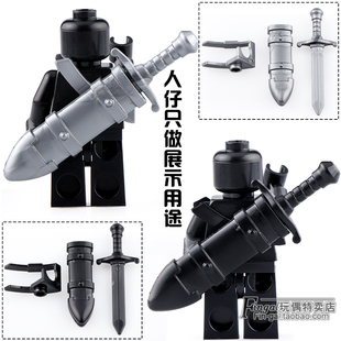 兼容国产积木卡通动画系列七龙珠主角配件军事吃鸡人仔周边玩具