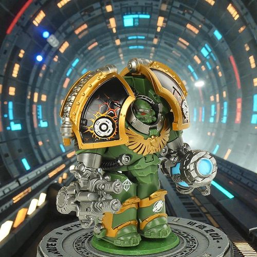 适用乐高积木人仔战锤40k星际战士阿斯塔特土星终结者拼装玩具K71