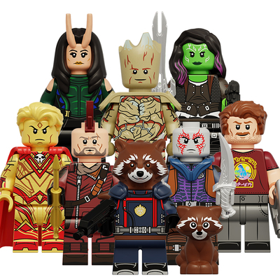 乐高银河护卫队积木人仔玩具