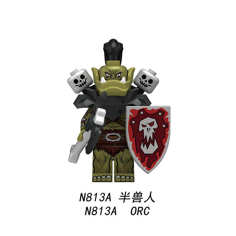 兽人战士第三方拼装积木